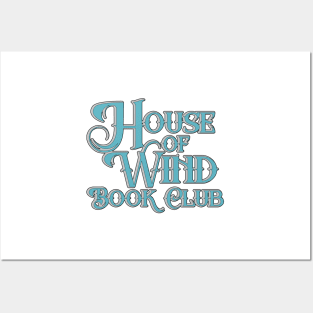 A Court of Silver Flames House of Wind Bookclub Edit Blue Posters and Art